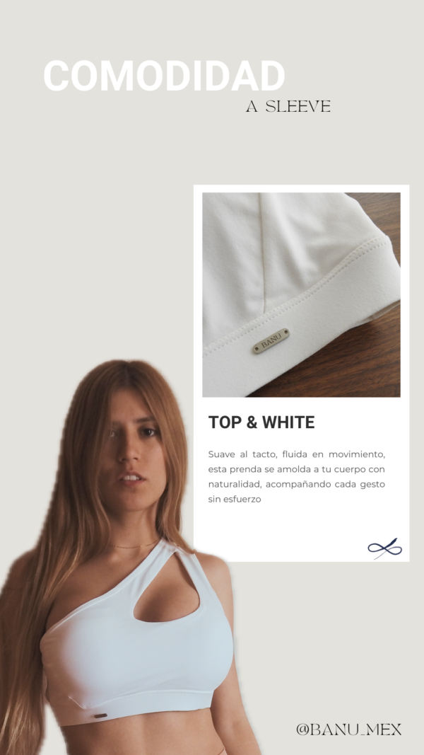 Top & White A Sleeve