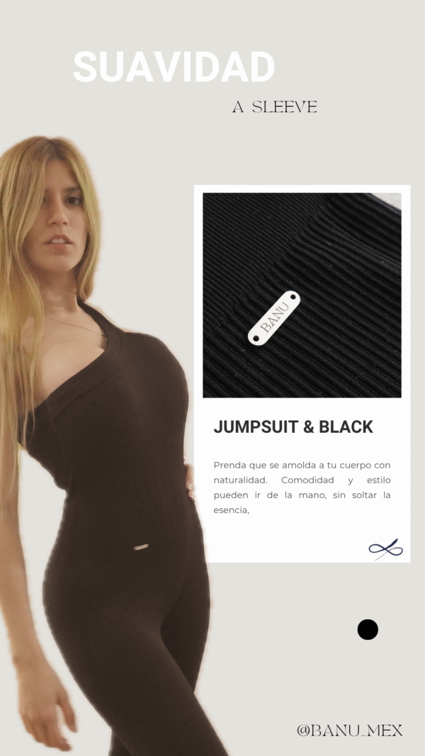 Jumpsuit & Black A Sleeve