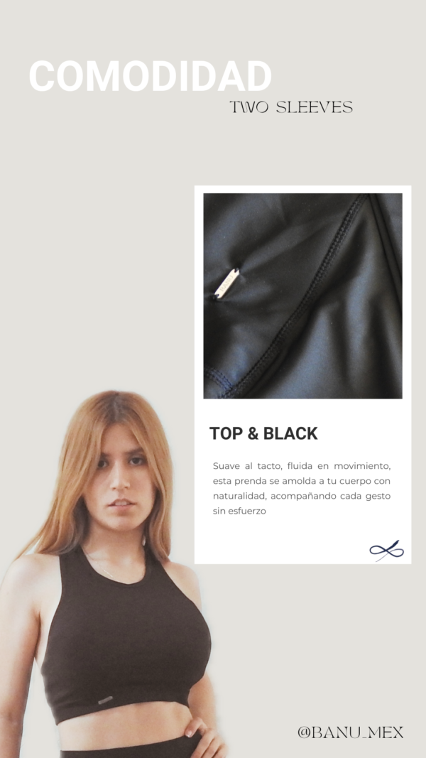 Top & Black Two Sleeves