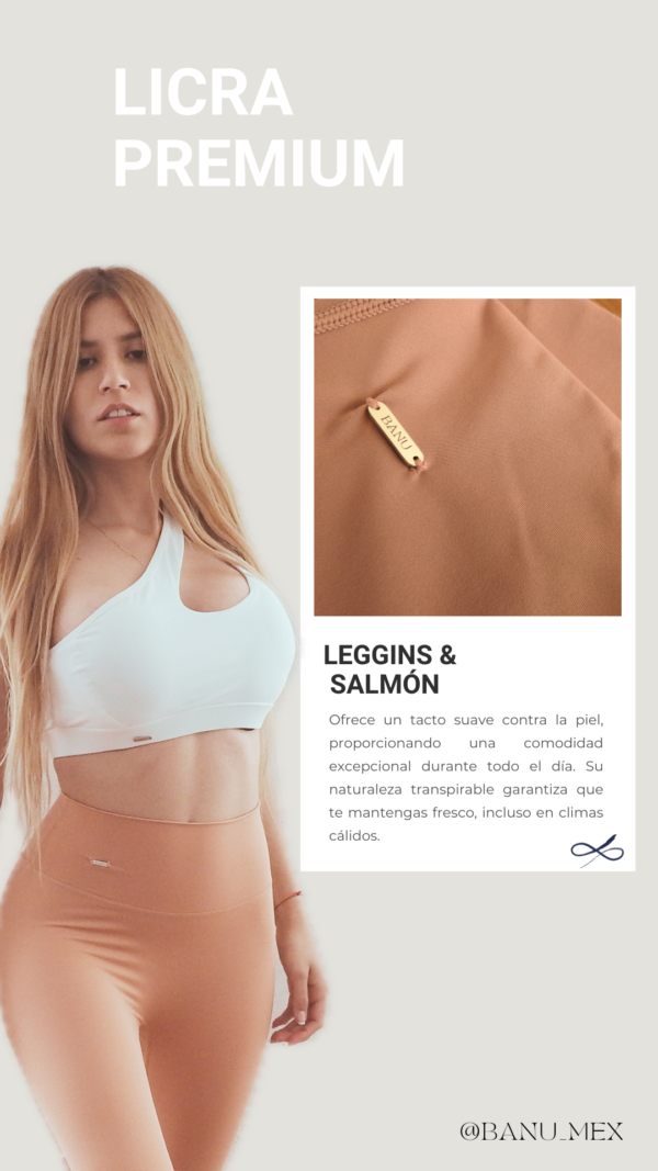 Leggings & salmón